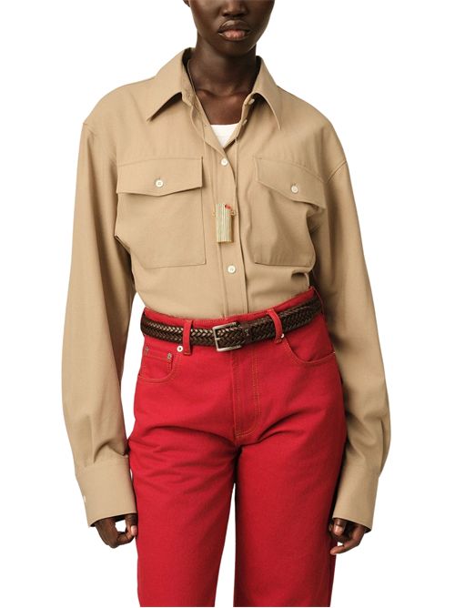 Camicia con manica a palloncino AMI PARIS | FSH865WV0211A184